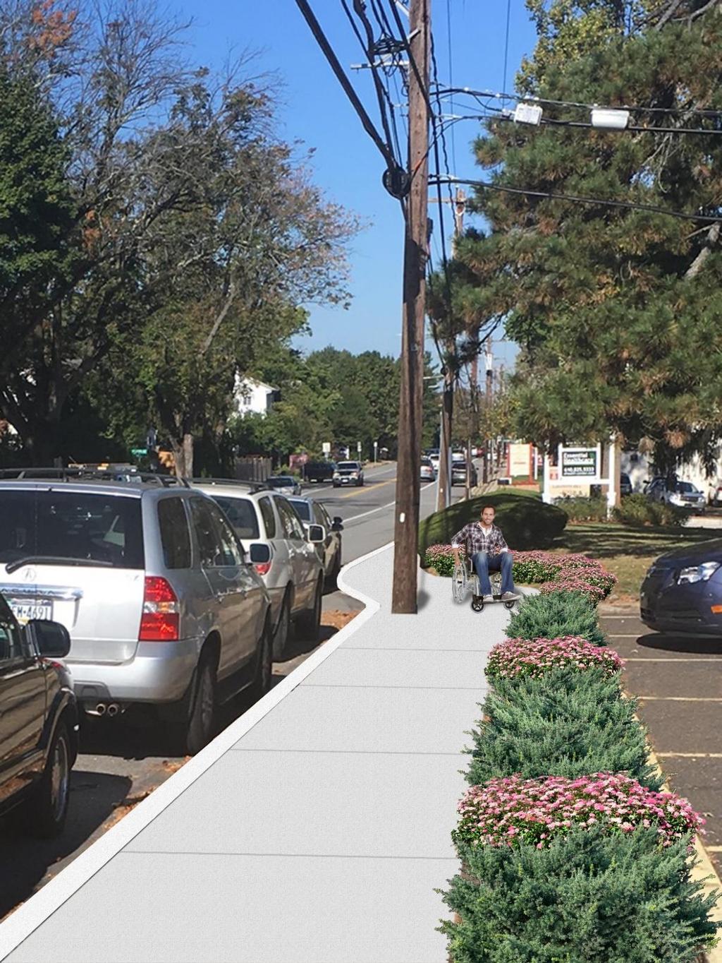 Complete Streets Ensure all new sidewalks are ADA compliant.