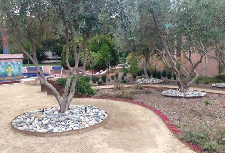 alchemy garden where students study ancient alchemic plants. The garden now has elements of fire, earth, air and water.