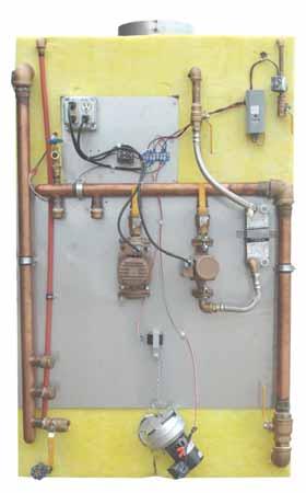 SECTION V PLUMBING OPTIONS FOR DOMESTIC WATER 5-1 Plate Heat Exchanger for Domestic Hot Water To add domestic hot water to the H25 model heater, a plate heat exchanger can be added into the