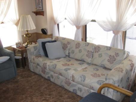 ALL FURNNITURE IS INCLUDED. ALSO HAS LINENS AND TOWELS, POTS AND PANS, DISHES, SILVERWARE, TV, MICROWAVE.