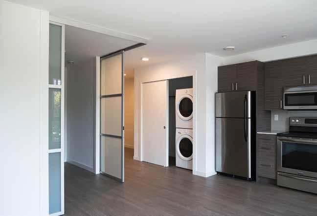 The DIVIDERS POCKET DOOR is a system that is mounted inside wall pockets.