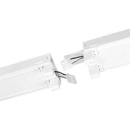 LED Striplight PRODUCT INFORMATION Advanced plug-in system with three-circuit capability. Available on industrial and strip products and a variety of architectural products mounted in continuous rows.