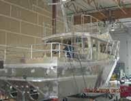 Boat construction and assembly testing, commissioning and service for all the electrical, electronics