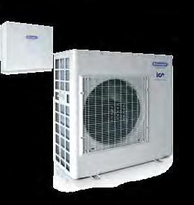 i-ki/i-kir Reversible, Air Source Heat Pump with DC Inverter Compressor for Outdoor Installation 3.75kW - 12.1kW Versions i-ki Air cooled heating only heat pump featuring axial fans.