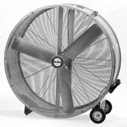 INDUSTRIAL GRADE DRUM FANS When the goal is to move a large amount of air, the Air King Drum Fans are the perfect solution.