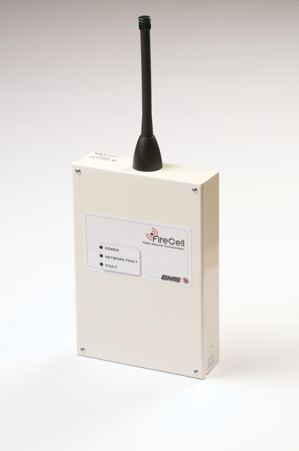 Radio Network Communicator 24V Powered Range in excess of 500 metres Low current consumption Fully monitored 8 Networkable communicators per system Bi-direction Communication 32 selectable Channels