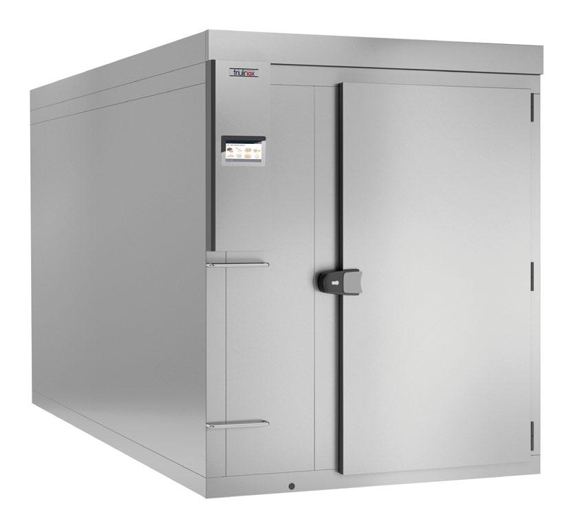 Maximum adaptability The blast chiller cells and tunnels are suitable for use with trolleys normally used in cooking centres, airports, canteens,