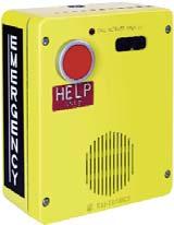 Emergency and Public Access Telephones 393-001 / 393AL-001 Emergency Telephone, Single Button, Surface-Mount Housed in a weatherproof, safety yellow, glass-reinforced polyester (393-00x) or cast