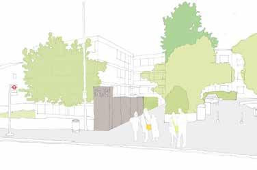 Living spaces look out onto existing gardens use and amount The proposed scheme provides a total of units: 8 x bedroom flats and 4 x bedroom dulpex flats Parking and servicing Shared green amenity