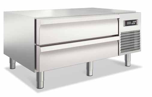 20 Refrigerated and freezer bases Stands Supporting your work Valuable allies in the kitchen, the bases complete and