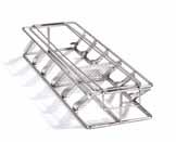 BASIC RACKS AND ACCESSORIES FOR CUB 3060 AND CUB EXTRA 4090 Basic TROLLEY RACKS CS1-1 Spray Rack Upper trolley rack with sprayer. Suitable for positioning stainless steel baskets and supports.