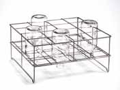 1148273 Bottom racks for small glassware, baskets and holding nets RC1/4 - RC1/2 - RC1 Holding nets with plastic-coated metal edges and nylon ties to hold small glass items in place in the standard