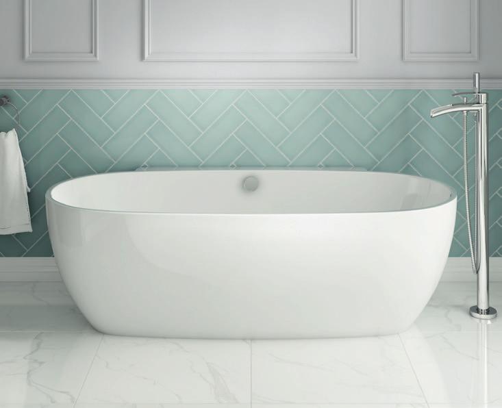 00 Roll Top Baths 161791 Universal Bath Panel 1800 x 510mm 161799 Luxury Reinforced Bath Panel 1500 x 520mm 53.