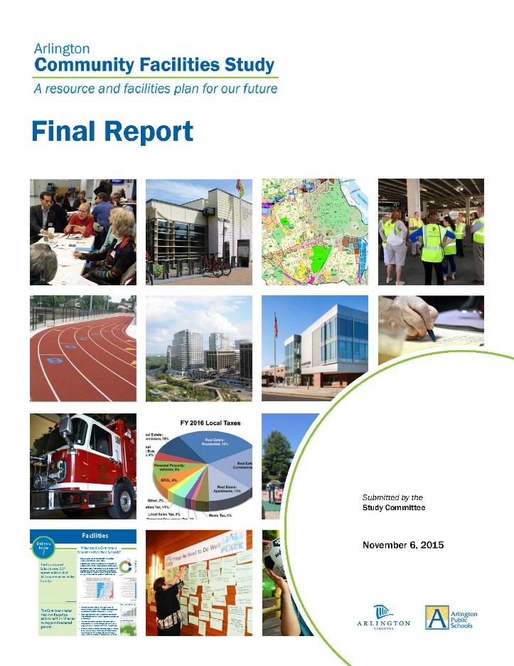 7. Community Facilities Study (2015) Final Report submitted in November 2015 References Planned and Projected Facility Needs noted in the CIP for FY 2015-2024: Replacement and expansion of salt