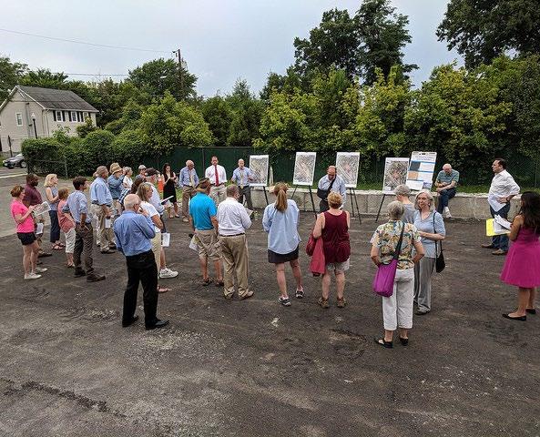 from S-3A and R-6 to P-S Parcel consolidation along Old Dominion Walking Site Tours Outcome: Rezoning to P-S permits the construction of