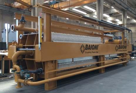 Baioni wastewater and sludge treatment system Thanks to the proven experience in the production of crushing and screening equipment, the Baioni company is active with the design and the manufacturing