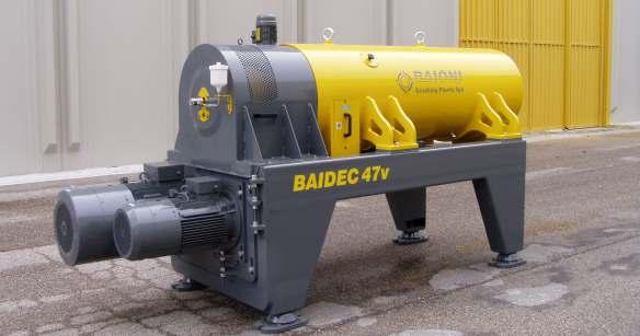 and BaiDec Standard features Galvanized steel tank. Overflow water chutes mod. "THOMSON". Supporting structure in robust steel profiles. Submersible centrifugal pump for slurry.