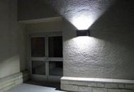Outdoor sconces have a weather sealed top so that water cannot enter the fixture from