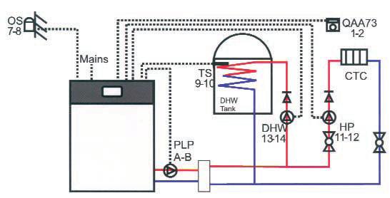 Typical heating system layouts and their controls can be seen in the diagrams that follow. 2.
