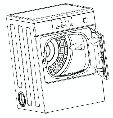 This appliance is designed for domestic use.it must not be used for purposes other than those for which it was designed. Only wash fabrics which are designed to be machine dried.