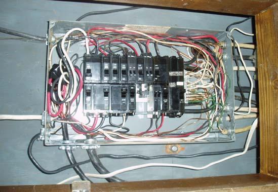 ELECTRICAL Panel Accessible Wire type Romex BX Knob & Tube Solid Branch Aluminum Panel t Accessible Service Size Amp 100 Volts 110 220 Fuses