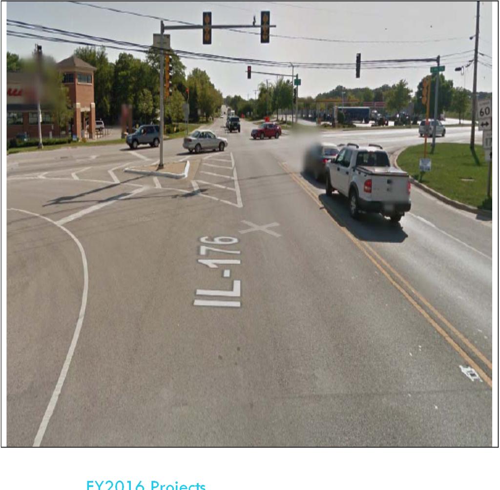 FY2016 IL 176/60/83/Schank $5,000,000.00 In collaboration with the Illinois Department of Transportation the IL 176/60/83 intersection will be widened to accommodate turn lanes.