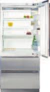 This model is ENERGY STAR qualified for energy efficiency. FEATURES Upper cabinet refrigerator and two freezer storage drawers.