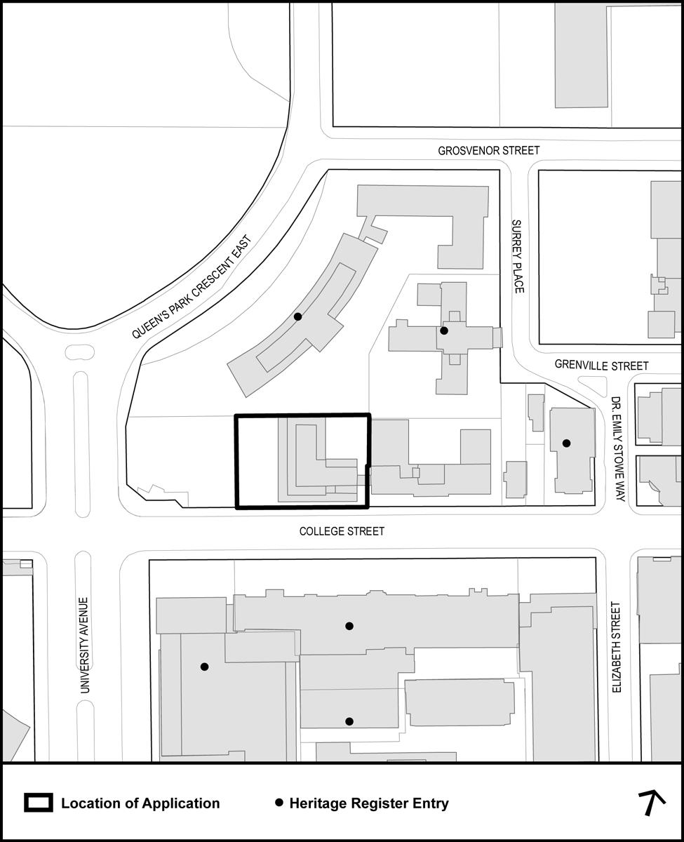 Attachment 2: Location Map GROSVENOR STREET ~_) ( COLLEGE STREET 1- w ~ (/) :i::: 1- w CD ~ :::::; w CJ Location of