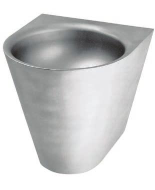 Franke Centinel Heavy Duty Washbasin FR-ANMX205-HD Heavy duty basin for through wall fixing and with drilled grid waste Fixed base for rear access only Waste trap mounted inside wall 310 164 330 200