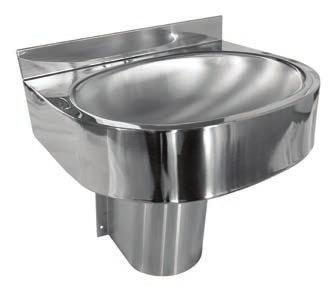 maintenance Supplied with waste and trap Franke Oval-A Washbasin FROVALA Standard basin for front of wall fixing For use with an exposed trap (supplied by others) Tap hole can be punched left or