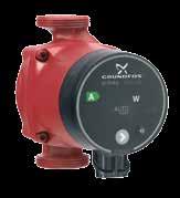 For secondary hot water distribution to circulate water in the system to ensure hot water is available on demand.