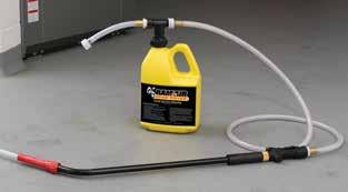 PPE DECONTAMINATION SPRAYER The PPE Decontamination Sprayer can be directly connected to a fire or pumper truck for gross decontamination of PPE at the
