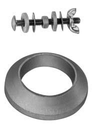 Washers: Brass or Stainless Steel 4 Rubber Washers 4 Hex Nuts: Brass or Stainless Steel Made in U.S.A.