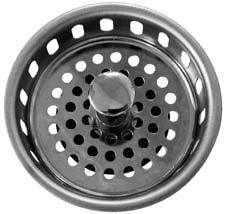 CP Brass body Stainless steel basket Complete with washers & nuts Junior Duo Strainer For 2-2-/12 Outlet CP Brass body Stainless steel basket Complete with washers & nuts
