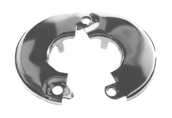 2-1/2 2853 1-1/4 3 2854 1-1/2 3 Sure Grip Floor and Ceiling Plate Chrome Plated Steel Light pattern - no springs IPS CWT OUTSIDE DIAMETER 2810 3/8 3 2811