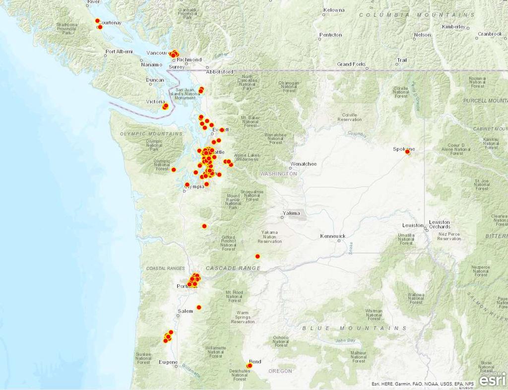 PNWTFD The Pacific North West Tree Failure Database was officially started in 2017. We collect data from all the areas that are represented in the PNW-ISA.