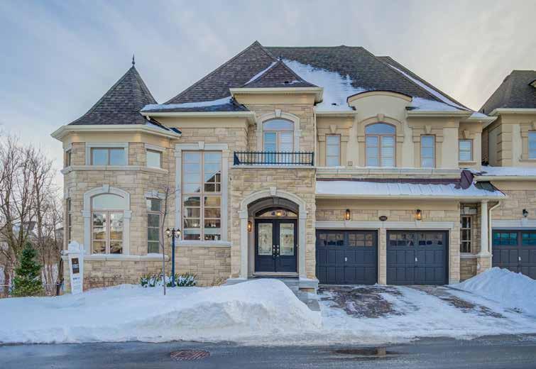 2462 CHATEAU COMMON OAKVILLE Your private balcony overlooking the woods awaits you in this custom executive luxury home located in one of the most exclusive enclaves on a 72.