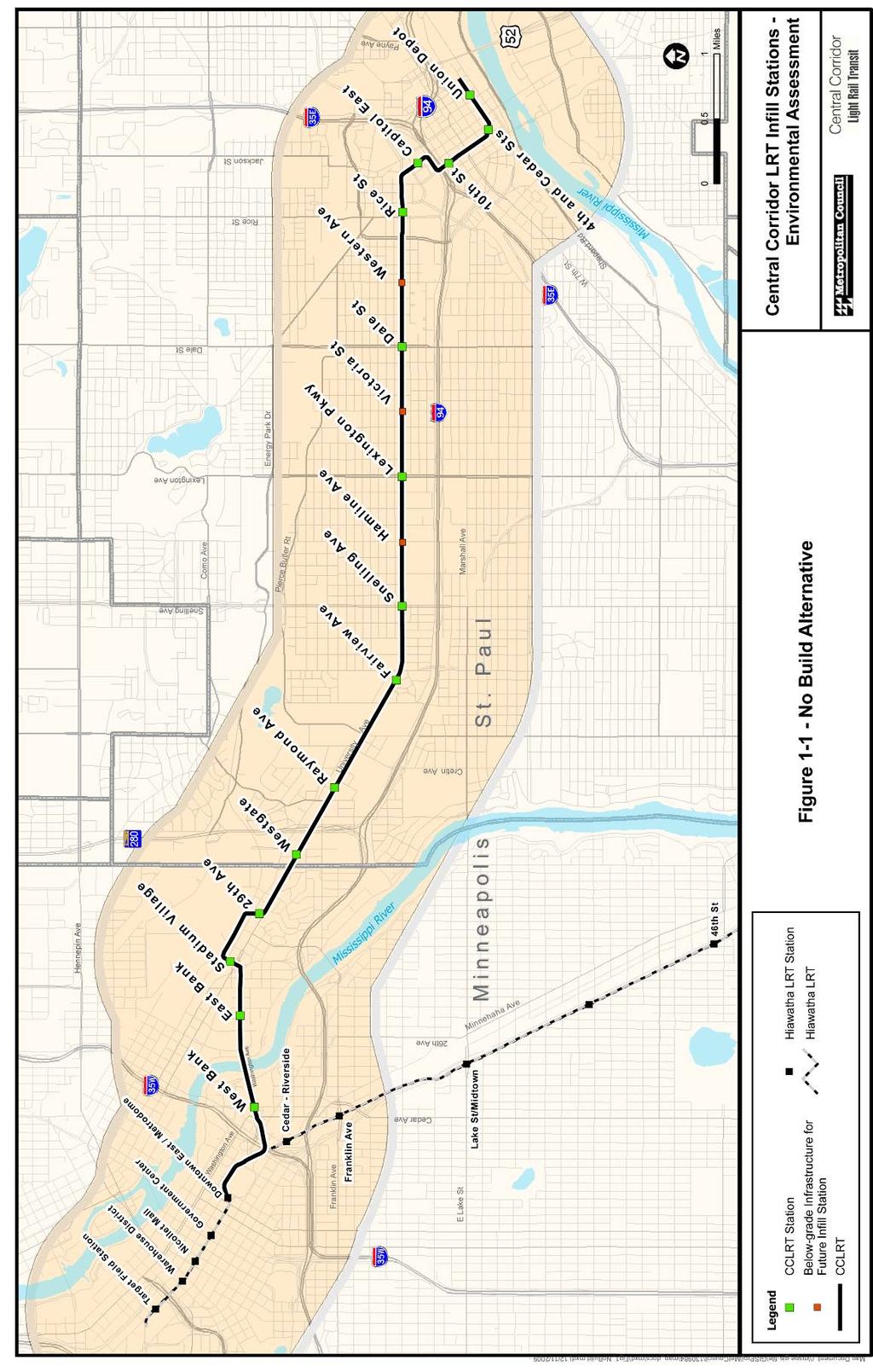 Central Corridor LRT Project Three Infill Stations Purpose and Need Chapter