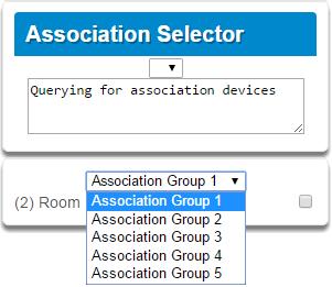 Device Association from the drop down