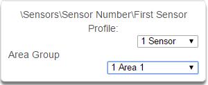 If an area Group with no areas is used, then the sensor will never report. 7 Schedule Number One of 32 configurable sensor options may be allocated to any sensor s sensor options.