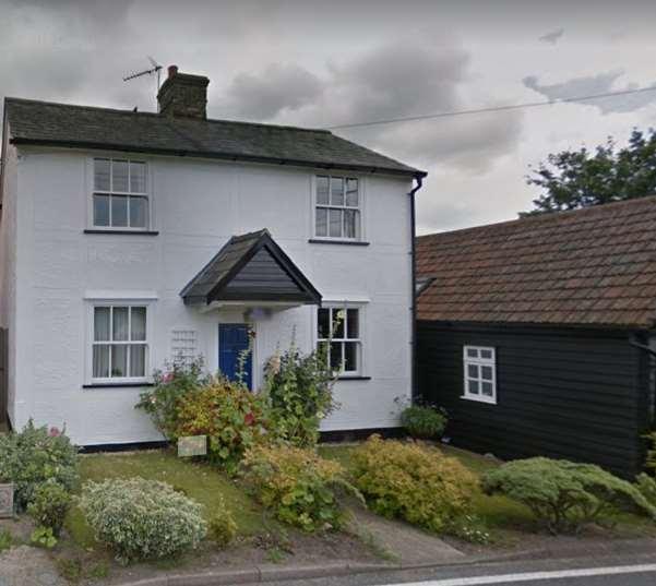 9 Rose Cottage, The Street, Cressing. Appears on the OS map for 1875.