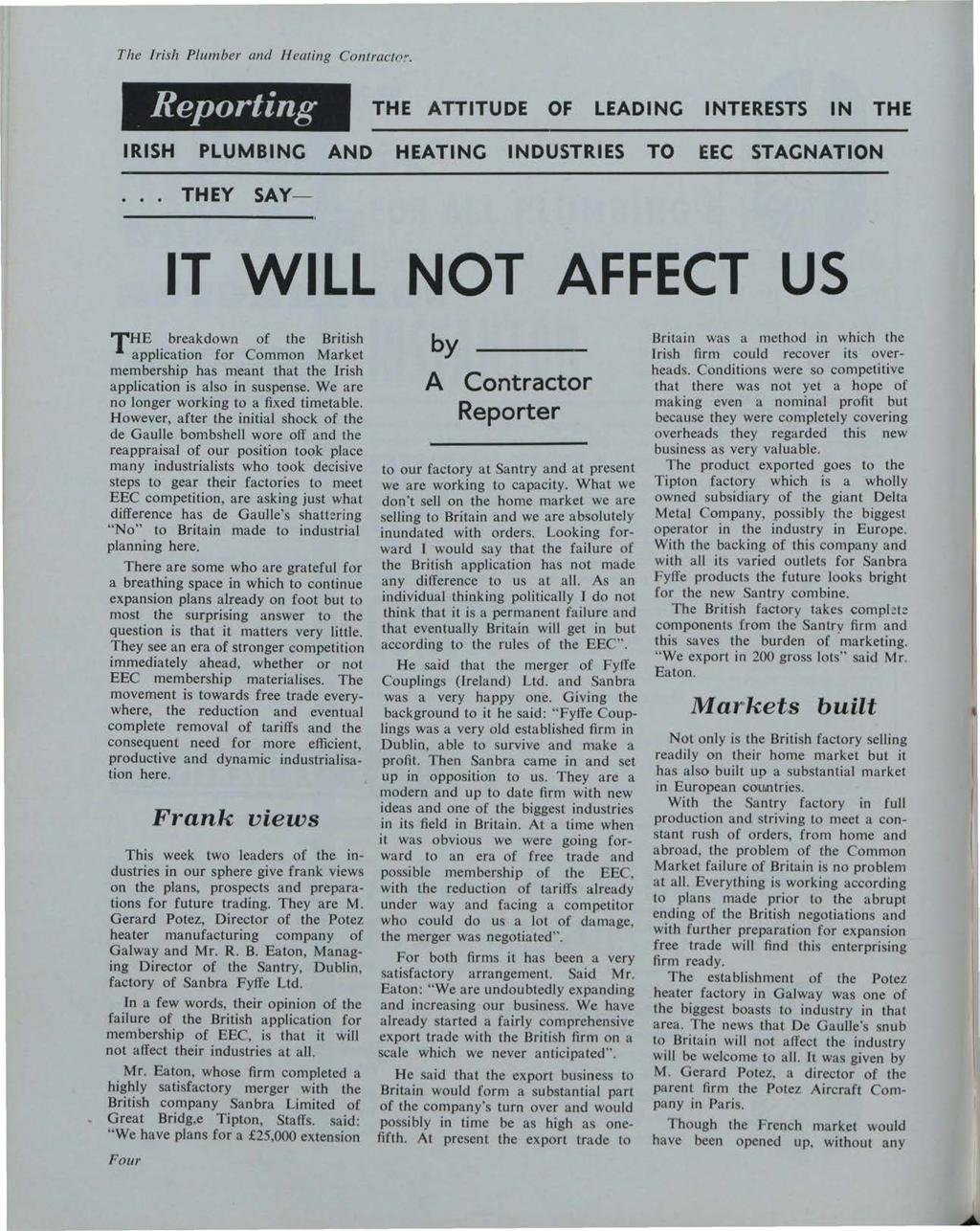 Building Services News, Vol. 2, Iss. 12 [1963], Art. 1 The Irish Plumber and Heating Contractr> :-.