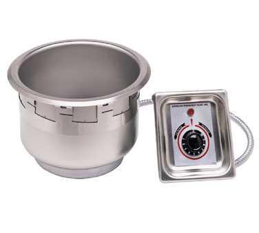 Item 6 - DROP-IN HOT FOOD WELL UNIT, ELECTRIC (1 REQ'D) APW Wyott Model SM-50-11D UL Food Warmer, drop-in, electric, 11-quart round pan with drain, 12-1/2 dia.