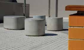 of balance, continuity, restraint and architecture. Street Furniture Several collections of GRC elements that integrate seating with planters ideal for streetscapes, plazas and shopping malls.