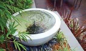 For example, we can cast spillways into the rim of Zen bowls so that water cascades from one bowl into another. Alternatively, we can custom manufacture a water-feature to your design.