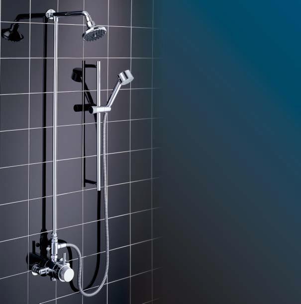 EXPOSED DUAL CONTROL DIVERTER COMBINATION The combination of the Signature Shower Collection's stunning designs and invigorating performance, and the