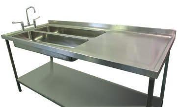 Typical design measures 2200mm x 750mm, with two troughs 1095mm x 300mm x 150mm deep, supplied with sound deadening pads and integral earth tag.