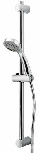 sliderrail kit (brass) Includes: hand set and hose 194 BC9052 Wall mounted hand shower set Includes: wall outlet, holder, hose and hand