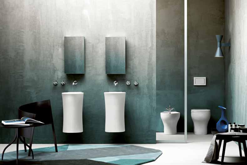 593 NUV100E/BTWWC Close Coupled and short projection WCs Mini Wall-Hung WC Includes: pan and soft-close seat Size: 46x35x33cm Weight: