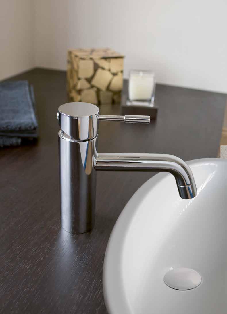 NB: Basin mixer taps have been adjusted to operate on both Low and High